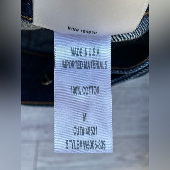 Goldsign The Pleat Cropped Denim Jacket size medium - Picture 13 of 13